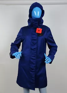 Rainforest Hooded Water Repellent Blue Rain Coat Jacket M 8 10 Raincoat Travel - Picture 1 of 6