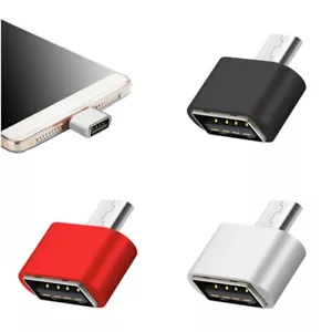 Micro USB To USB Adapter Mini OTG 5 Pin Converter For Android Samsung - Picture 1 of 11