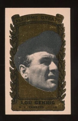 1963 Bazooka All-Time Greats Baseball #15 Lou Gehrig EX/MT - Image 1 of 2