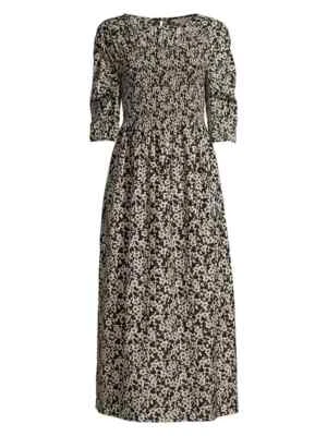 Nuevo con etiquetas Vestido Midi Rebecca Taylor Osaka en Buttercream Algodón Calado Seda S Foto 1 de 4