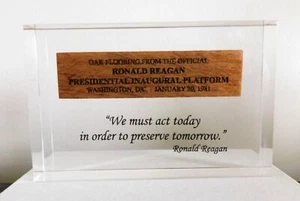 We must act today.........1981 Ronald Reagan Inauguration Memorabilia  Quote #14 - Picture 1 of 5