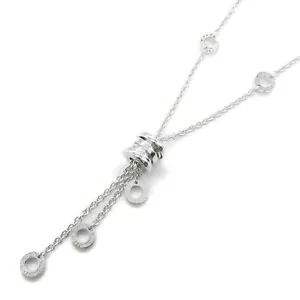 BVLGARI B-zero1 Element Necklace 18K White Gold - Picture 1 of 7