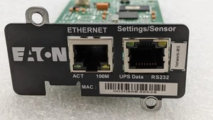 Eaton 710-00255-08 Network Management Card-MS FREE S/H - Afbeelding 1 van 5