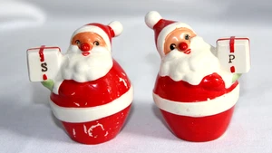 Vintage Holt Howard Weihnachten Santa Salz und Pfefferstreuer MCM Selten Rarität - Bild 1 von 8