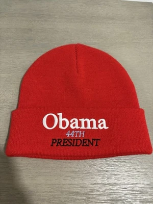 Sombrero de Invierno Supreme Obama Gorro Rojo Talla Única FW18 Auténtico Foto 1 de 4