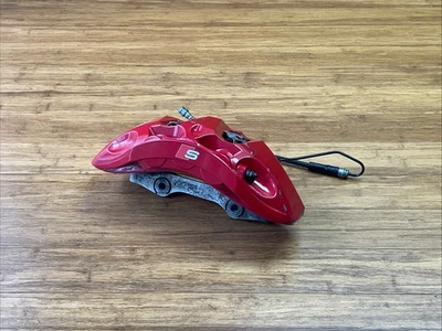 2019-2025 Audi S7 4K 2.9L Front Right Brake Caliper Assembly Red OEM *NOTE* - Image 1 of 4