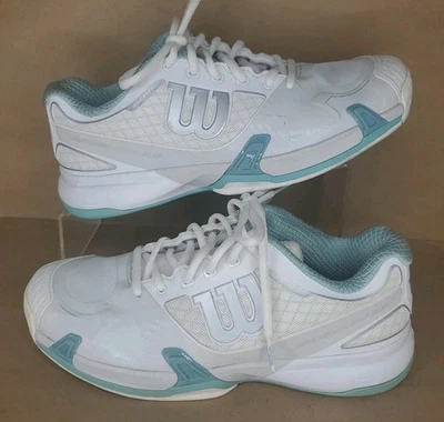Wilson Rush Pro Women’s Size 8.5 Tennis Pickleball Athletic Shoes Sneakers White - Image 1 of 4