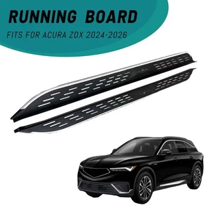 2PCS Running Boards Fits for Acura ZDX 24-26 Black Side Step Aluminium Nerf Bar - Imagen 1 de 9