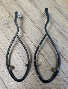 Pendientes traseros de diamantes modernistas vintage retro de 18k/esterlina de Jamie Santellano - Imagen 1 de 6