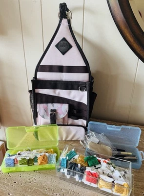 The Original II Tote-ally Cool Craft Tote organizer w/ bonus floss, craft tools - Image 1 of 4