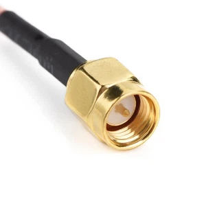 1Pcs Radio Frequenz Verbindung Kabel Rot Schwarz Test Blei Prüfung Draht 52cm - Afbeelding 1 van 12