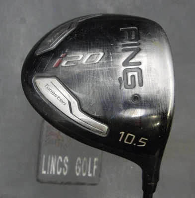 Ping i20 Tungsten 10.5° Driver Stiff Graphite Shaft Wedge Wood Grip - Image 1 of 4