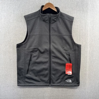 NEW North Face Ridgewall Vest Mens XL Gray Softshell Full Zip Lightweight Pocket - Image 1 of 4