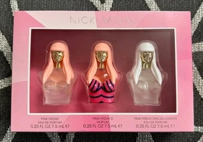 Nicki Minaj Pink Friday Minis .25oz Perfume 3 Pack Friday 2 BRAND NEW SEALED - Image 1 of 2