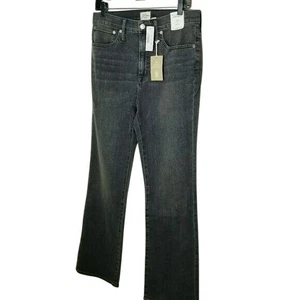J. Crew Neu mit Etikett Curvy volle Länge Demi Boot Jeans grau Waschung hoher Bund Größe 30 - Bild 1 von 13