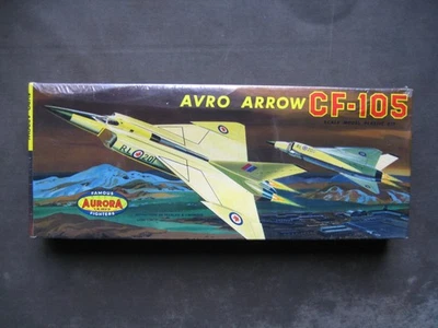 Aurora/Canada CF-105 Avro Arrow 1/80 1964 SEALED BOX RARE - Image 1 of 2