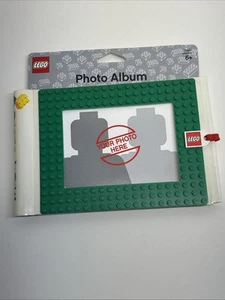 Álbum de fotos LEGO placa marco verde con 10 páginas columna ligeramente amarillenta - Imagen 1 de 11