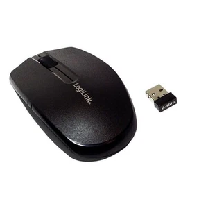 LogiLink ID0114 Optische Mini Funk Notebookmaus mit 2,4 GHz 1200 dpi Schwarz - Bild 1 von 4