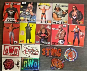 WCW/NWO Wrestling 10 3D Pop-Up Cards, PLUS 3 Skin Tattoos, PLUS 4 Die-Cuts - Picture 1 of 13