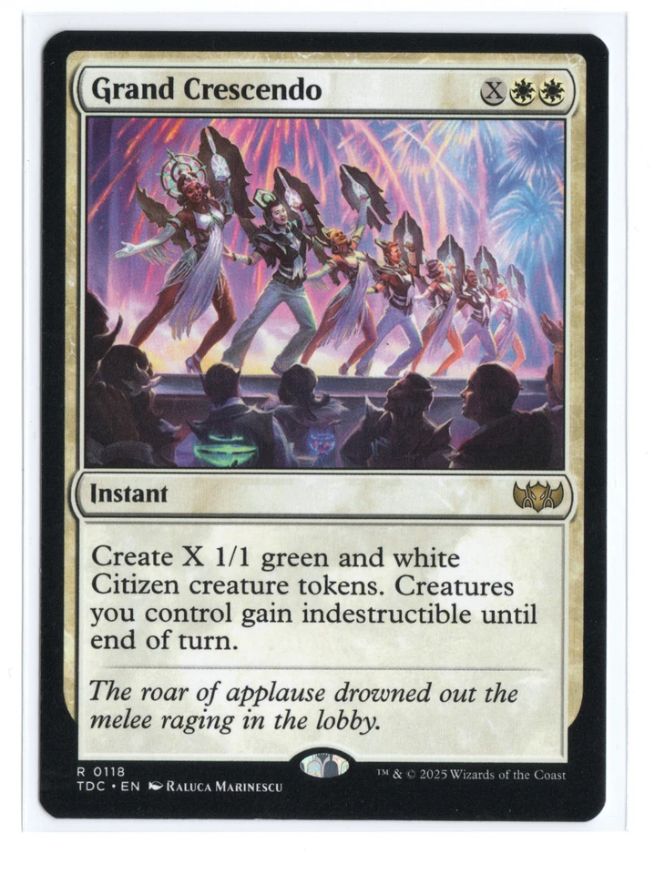 MTG - Grand Crescendo - Normal Streets of New Capenna Commander] Near Mint Magic - Image 1 of 2