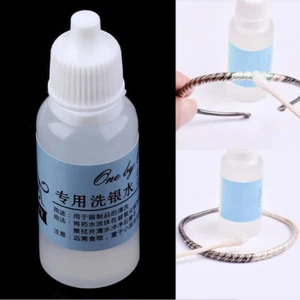 Anti-Tarnish Silver Polishing Paste Jewelry Cleaning Kit Polishing Cloth Liquid - Picture 1 of 12