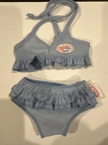 Zapf Creation Baby Born Blue Bikini Bathing Suit - Picture 1 of 5