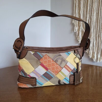 Bolso de Hombro Etienne Aigner Cartera Retazos Multicolor Boho  Foto 1 de 4