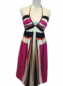 Nuevo con etiquetas Vestido Shoshanna LOLA’s Espalda Abierta 100% Seda Rosa Talla 6 Plisado Forrado - Imagen 1 de 9