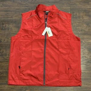Core 365 XL Chiefs Red Techno Lite Unlined Vest CE703 Water Resistant Reflective - Picture 1 of 10