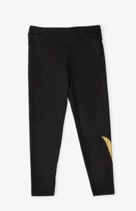 Nike Tight Fit High Rise Pre-School Shine Leggings Black/Gold Size 6 Girls - Picture 1 of 3