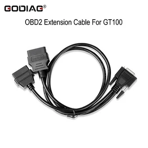 GODIAG 16Pin Diagnostic OBD2 Extender OBDII Male to Female Extension Cable - Picture 1 of 6
