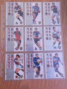 2012 DYNASTY SELECT CARDS X 9 2011 TEAM OF THE YEAR TY1,2,3,4,5,6,7,8,9 - Picture 1 of 2