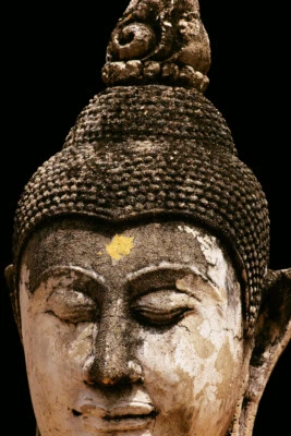 Buddha Sculpture From Temples of Chang Mai Photo Art Print Poster 12x18 - Image 1 of 3