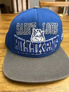 Saint Louis University Billikens Hat Cap Gray Blue SLU Adjustable Snap TOW - Picture 1 of 3