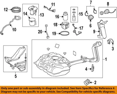 Used Fuel Pump fits: 2009 Toyota Yaris Pump Assembly Grade A Foto 1 de 2