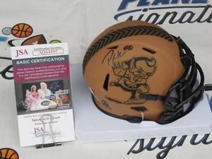 Peyton Hillis signed Cleveland Browns Salute to Service mini helmet JSA COA - Picture 1 of 2