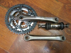 VINTAGE SHIMANO FC-MC31 175L 42/34/22TTRIPLE MOUNTAIN BIKE CRANK SET - Imagen 1 de 10