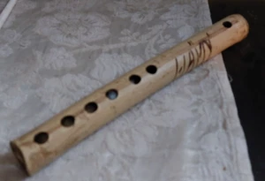 Vintage wooden flute hand carved musical - Picture 1 of 11