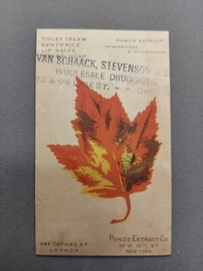 Jabón de extracto de inodoro vintage para tarjetas coleccionables de publicidad victoriana 1880 - Imagen 1 de 2