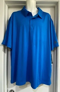ADIDAS Mens Ultimate 365 NWT UPF Protection Blue GOLF Polo Sport Shirt Sz 2XL - Picture 1 of 8