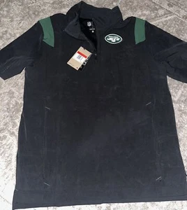 New York Jets Nike NFL On Field Pullover Men's Black/Green New MSRP $75 - Picture 1 of 4