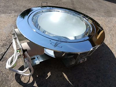 Faro incasso Hall 2 x E27 220-240v/50Hz Bianco e Cromo foro  215 mm - Immagine 1 di 4