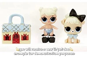 LOL Surprise Lil CURIOUS Q.T. 2 In 1 Baby + Pet BOW WOW Color Change Duo QT Set - Picture 1 of 7