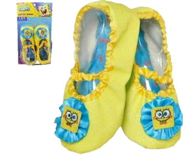 Туфли-тапочки Amscan SpongeBob SquarePants костюм для Хэллоуина детские без шнурков 7-11 - Изображение 1 из 3