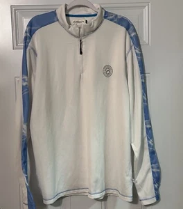 Magellan Fish Gear Mag Wick Pullover Top White Long Sleeve 1/4 Zip Men’s XXL - Picture 1 of 11