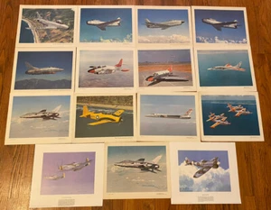 Vintage North American Aviation Prints Planes  15” X 12”  Lot Of 13 + 2 - Picture 1 of 18