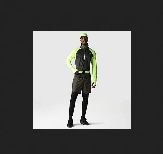 Para Hombres The North Face Run Polar 1/4 Cremallera Top Camisa Pullover Chaqueta NF Nuevo Foto 1 de 1