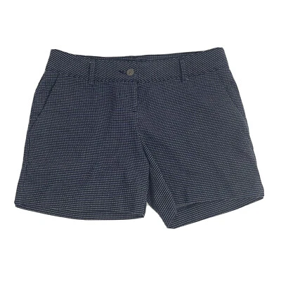 The Limited Mujer Pantalones Cortos Talla 6 Azul Marino Blanco Lunares Bolsillos Botón Cremallera Foto 1 de 4