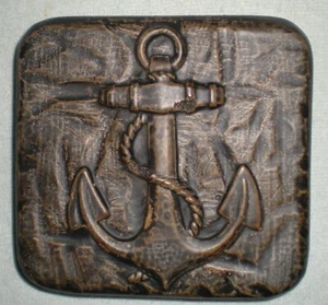 Garden Stepping Stone Garden Paver Decorative Stone Hand Made Concrete Nautical - Picture 1 of 3