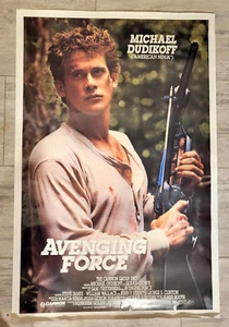 LOT OF 41 - AVENGING FORCE 1986 MICHAEL DUDIKOFF MOVIE POSTERS ORIGINAL 27X40 - Picture 1 of 4